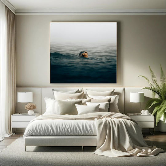 Πίνακας Seal In Misty Sea Φώκια Στην Ομιχλώδη Θάλασσα 110x110
