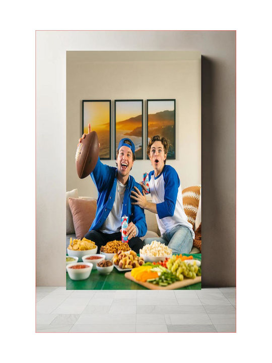 Πίνακας Football Game Snack Time Παιχνίδι Ποδοσφαίρου Ώρα Σνακ 70x100