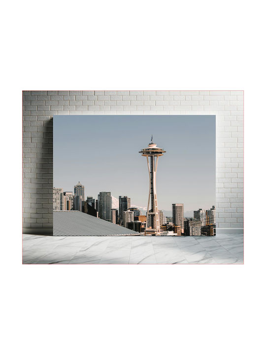 Painting Seattle Skyline Space Needle Skyline S...