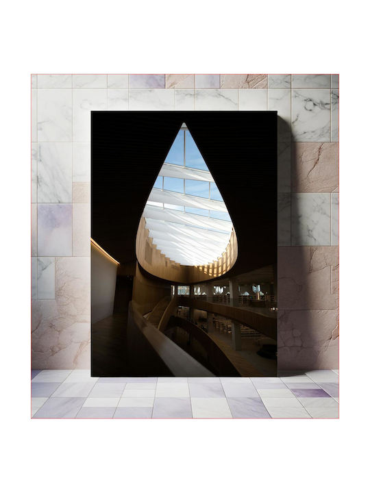 Πίνακας Modern Architectural Space Unique Skylight Μοντέρνος Αρχιτεκτονικός Χώρος Μοναδικό Φεγγίτη 80x120