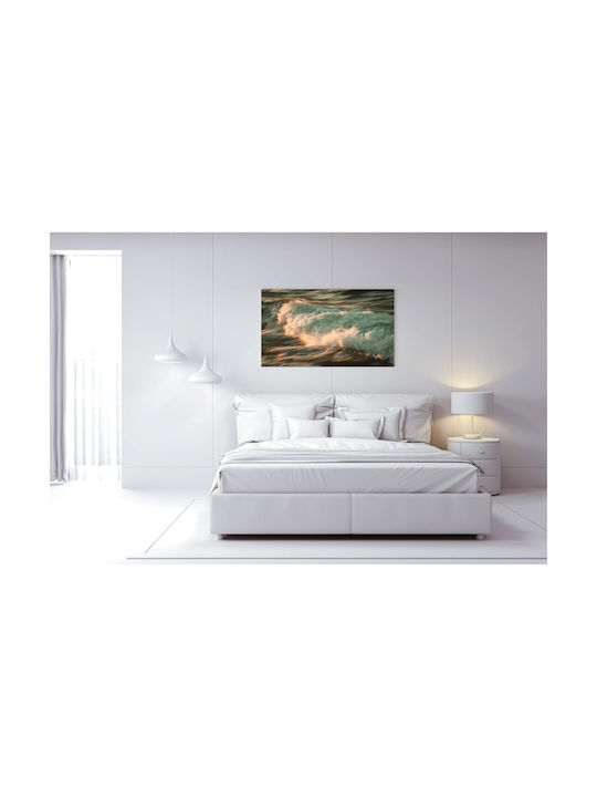 Panou Dynamic Ocean Waves At Sunset Dinamice Valuri Oceanice La Apus 150x100