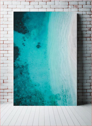 Πίνακας Aerial View Crystal Clear Sea Αεροφωτογραφία Κρυστάλλινης Θάλασσας 115x170 Πίνακας Aerial View Crystal Clear Sea Αεροφωτογραφία Κρυστάλλινης Θάλασσας 115x170