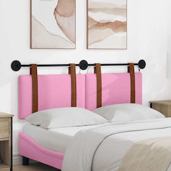 vidaXL Holz Kopfstütze Rosa 130x55cm