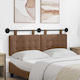 vidaXL Leather Brown Bed Headboard Cushion 150x...