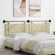 vidaXL Beige Leather Bed Headboard Cushion 190x...