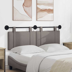 vidaXL Stoff Kopfstütze Für Betten Braune 150x55cm