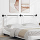 vidaXL Fabric Bed Headboard Cushion White 190x55cm