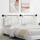 vidaXL Leather Bed Headboard Cushion White 170x...