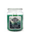 Relaxdays Lumânare Aromatică în Borcan Verde 13x10 cm