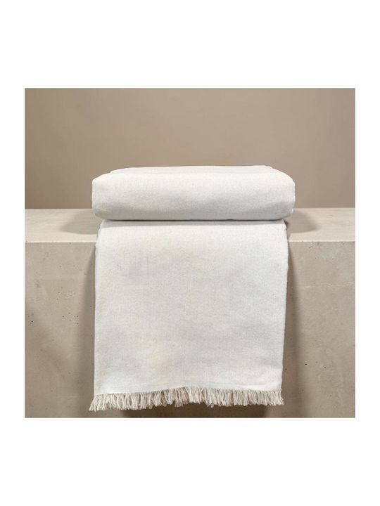 Linea Home Val Ριχτάρι Τριθέσιου Καναπέ 180x300εκ. Εκρου