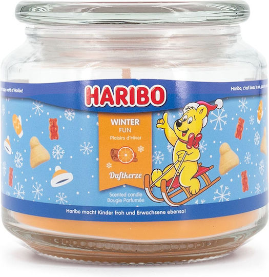 Relaxdays Aromatic Candle In Jar With Orange Perfume 300gr
