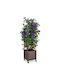 Relaxdays Ghiveci De Flori Din Plastic Gri 30x30x30cm