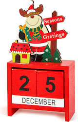 Weihnachtskalender Aus MDF Holz 13,5x7x3,5 cm Santa Claus Rentier Schneemann Design Weihnachtskalender Aus MDF Holz 13,5x7x3,5 cm Santa Claus Rentier Schneemann Design