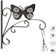 Relaxdays Suport Pentru Plante Negru 30x2x27.5cm