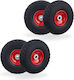 Relaxdays 10048421_261 Räder aus Gummi 260x85mm