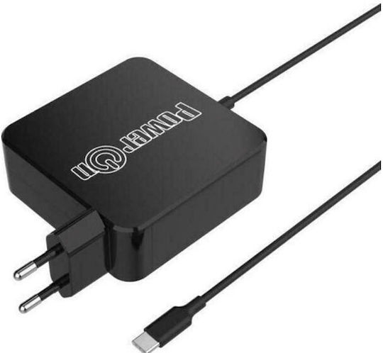 Power On USB-C Universal Φορτιστής Laptop 90W 5V με Αντάπτορα Τροφοδοσίας