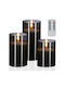 Relaxdays Lămpi Decorative Pentru Masă LED Lumânare 3 Buc