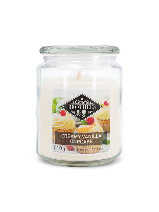 Relaxdays Αρωματικό Κερί Εκρού 14.5x10εκ.