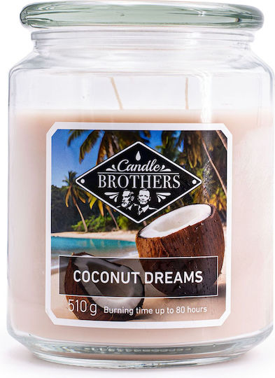 Relaxdays Aromatic Brown Candles