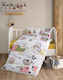 Clasy Home Комплект За Количка Бял 3 Бройки