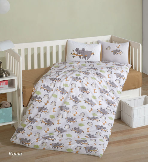 Clasy Home Комплект За Количка Екрю 3 Бройки