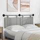 vidaXL Fabric Bed Headboard Cushion Gray 130x55cm