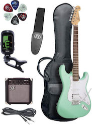 SX Guitars Electric Guitar Set with Case SX Guitars Electric Guitar Set with Case