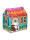 Relaxdays Relaxdays Kinderzelt Kleines Haus Mehrfarbig