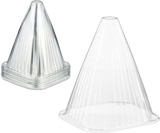 Relaxdays Set Domiciliu Transparent Pentru Plante 32 Transparent 22x19x19 Cm
