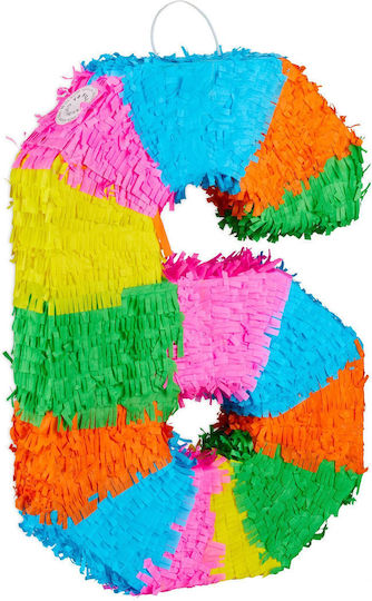 Geburtstags-Piñata Relaxdays Mehrfarbig 50,5x35,5x7,5cm Set 1 Stück