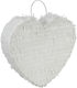 Mini Pinata Relaxdays White Heart 30x7.5x25 Cm Party Accessories