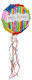 Relaxdays Pinata Happy Birthday Blue Green Red 32x9x32 Cm