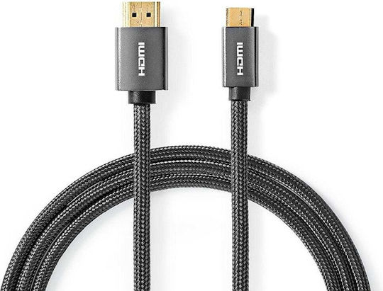 Nedis Cablu HDMI Tată - Mini HDMI Tată 2m Negru