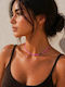 Kinzi Necklace Pink