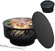 Relaxdays Stainless Steel Charcoal Grill