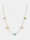 Vogue Necklace with Butterfly Design from Gold Plated Silver