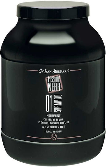 Iv San Bernard Black Passion 01 Shampoo Dogs Cats 3l