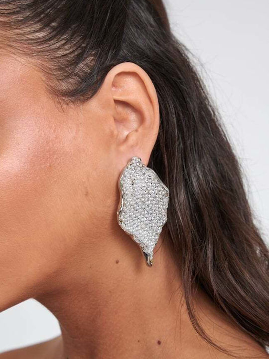 Ohrringe Stecknadelverschluss Silber