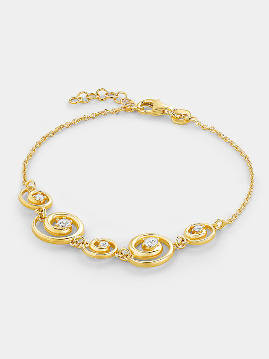 Vogue Women's Chain Bracelet in Gold Plated Silver