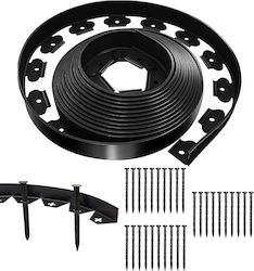 Material Pentru Garduri De Grădină 6cm 30 Bucăți Negre