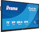 Iiyama TE7513A-B2AG Digitale Anzeigetafel 75 Zoll