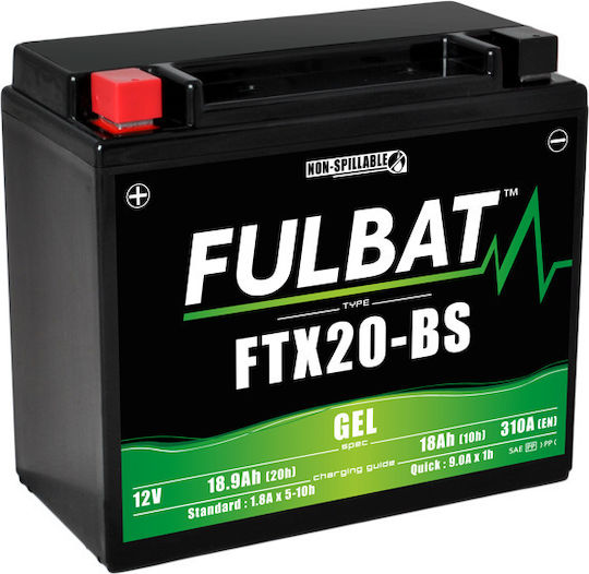Fulbat Ful Gel Batterie Ftx20-bs Ytx20-bs Gel Wartungsfrei