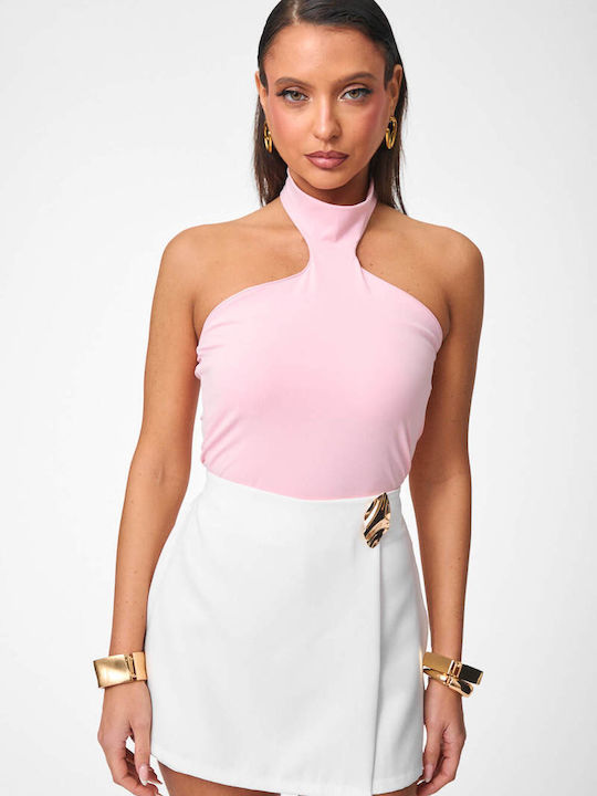 Decoro Women's Sleeveless Blouse with Tie at th...