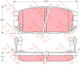 Set Brake Pads Disc Brake Trw Gdb3199
