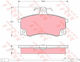 Trw Gdb1446 Disc Brake Pad Set