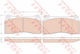 Trw Gdb1536 Brake Pad Set Disc Brake