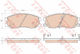 Trw Gdb1978 Brake Pad Set Disc Brake