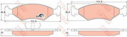 Trw Gdb255 Brake Pad Set Disc Brake Trw Gdb255 Brake Pad Set Disc Brake