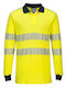 Pw3 Modaflame Flame Resistant T-shirt En Iso 20471 Class 3 Size S Yellow Navy R