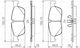 Bosch Brake Pad Set Disc Brake 0 986 494 831